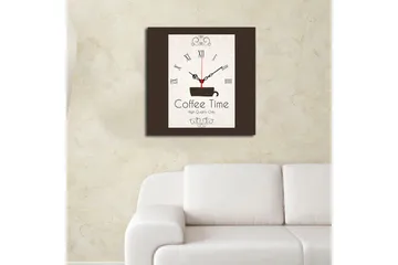Decorative MDF Clock 40x40 - Inredning - Väggdekor - Väggklocka & väggur