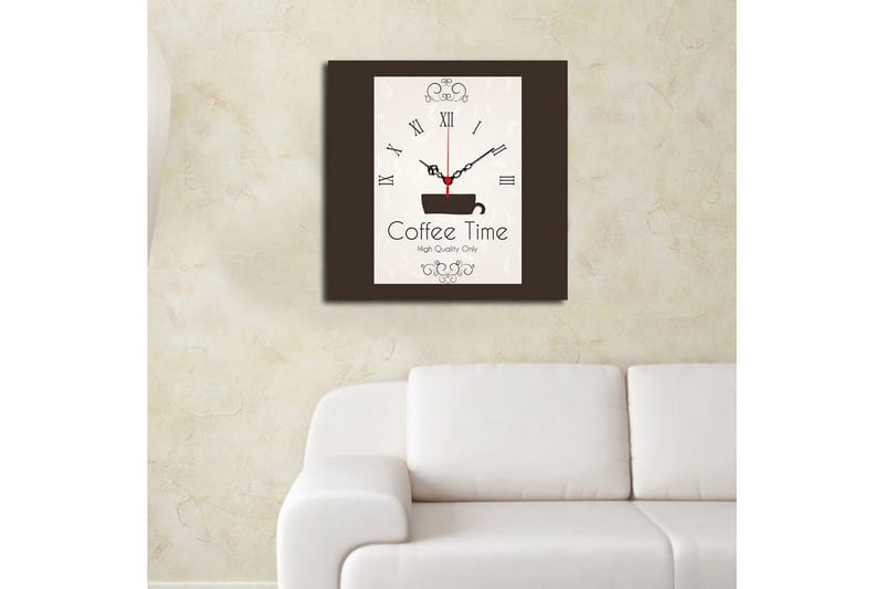 Decorative MDF Clock 40x40 - Inredning - Väggdekor - Väggklocka & väggur