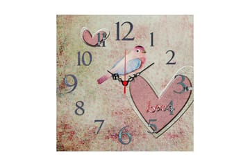 Decorative MDF Clock 40x40 - Inredning - Väggdekor - Väggklocka & väggur