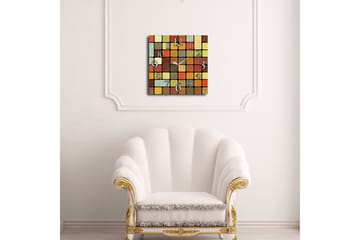 Decorative MDF Clock 40x40 - Inredning - Väggdekor - Väggklocka & väggur