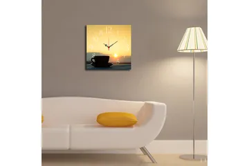 Decorative MDF Clock 40x40 - Inredning - Väggdekor - Väggklocka & väggur