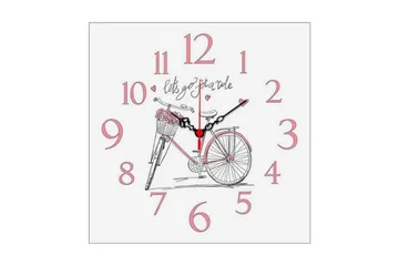 Decorative MDF Clock 40x40 - Inredning - Väggdekor - Väggklocka & väggur