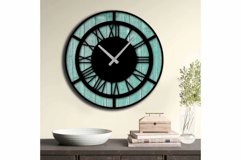 Decorative MDF Clock 50x - Inredning - Väggdekor - Väggklocka & väggur