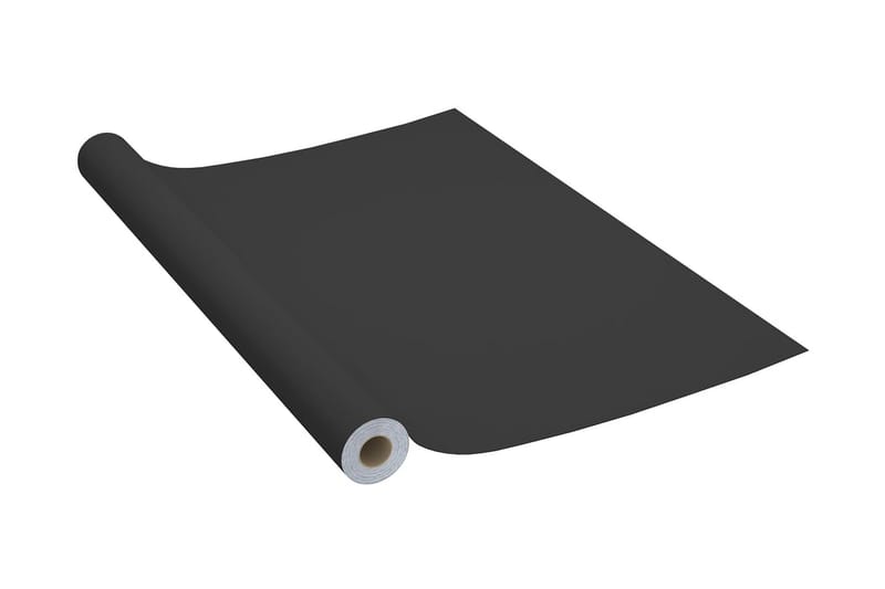Dekorplast 2 st svart 500x90 cm PVC - Svart - Dekorplast & kakeldekor