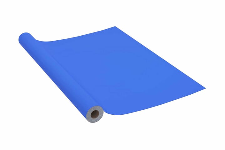 Dekorplast blå högglans 500x90 cm PVC - Blå - Dekorplast & kakeldekor