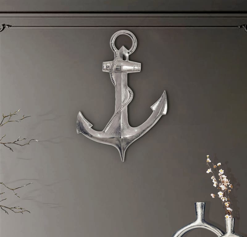 Eliena Väggdekoration 47 cm - silverfärgad - Inredning - Dekoration & inredningsdetaljer - Prydnadssaker - Skulptur
