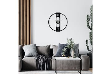 Enzo - Svart - Inredning - Väggdekor - Väggklocka & väggur