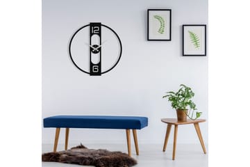 Enzo - Svart - Inredning - Väggdekor - Väggklocka & väggur