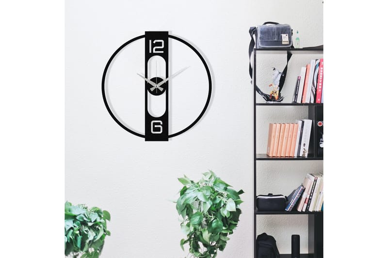 Enzo - Svart - Inredning - Väggdekor - Väggklocka & väggur