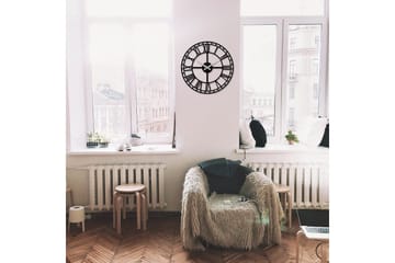 Enzoclock - S002 - Svart - Inredning - Väggdekor - Väggklocka & väggur