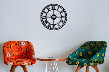 Enzoclock - S002 - Svart - Inredning - Väggdekor - Väggklocka & väggur