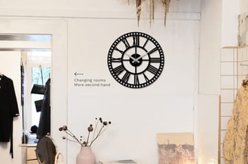 Enzoclock - S004 - Svart - Inredning - Väggdekor - Väggklocka & väggur