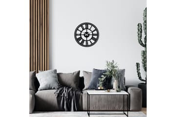Enzoclock - S004 - Svart - Inredning - Väggdekor - Väggklocka & väggur