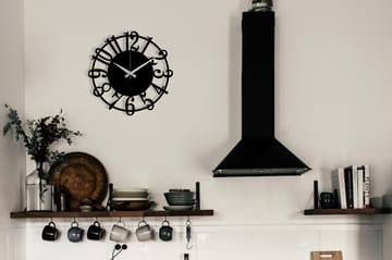 Enzoclock - S006 - Svart - Inredning - Väggdekor - Väggklocka & väggur
