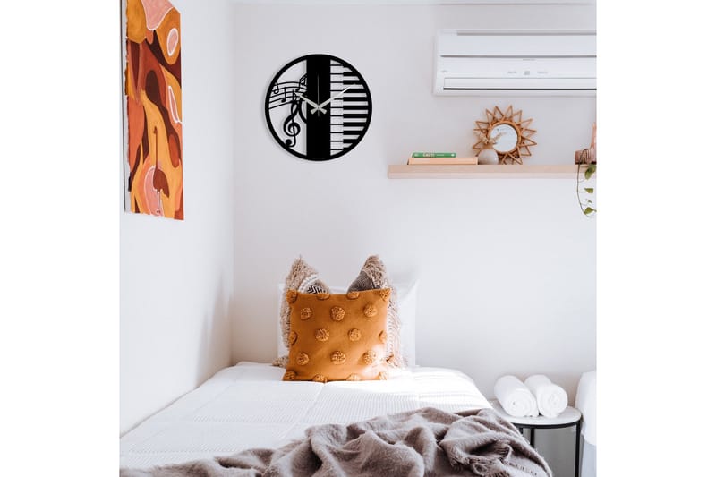 Enzoclock - S008 - Svart - Inredning - Väggdekor - Väggklocka & väggur