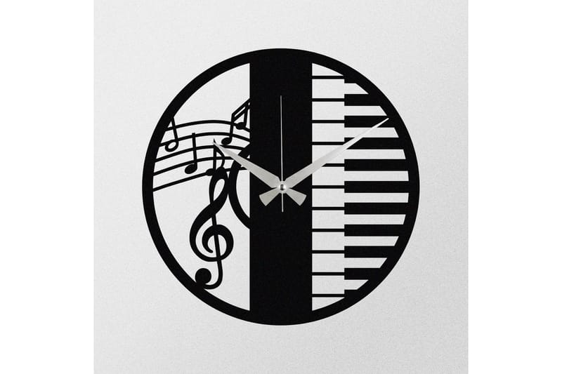 Enzoclock - S008 - Svart - Inredning - Väggdekor - Väggklocka & väggur