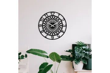 Enzoclock - S009 - Svart - Inredning - Väggdekor - Väggklocka & väggur