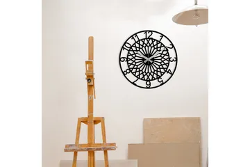 Enzoclock - S009 - Svart - Inredning - Väggdekor - Väggklocka & väggur