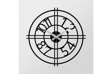 Enzoclock - S010 - Svart - Inredning - Väggdekor - Väggklocka & väggur