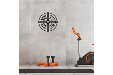 Enzoclock - S010 - Svart - Inredning - Väggdekor - Väggklocka & väggur