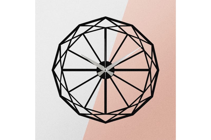 Enzoclock - S013 - Svart - Inredning - Väggdekor - Väggklocka & väggur