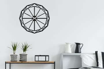 Enzoclock - S013 - Svart - Inredning - Väggdekor - Väggklocka & väggur