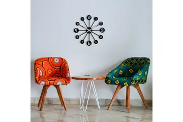 Enzoclock - S014 - Svart - Inredning - Väggdekor - Väggklocka & väggur