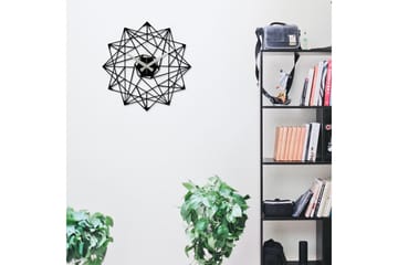 Enzoclock - S015 - Svart - Inredning - Väggdekor - Väggklocka & väggur