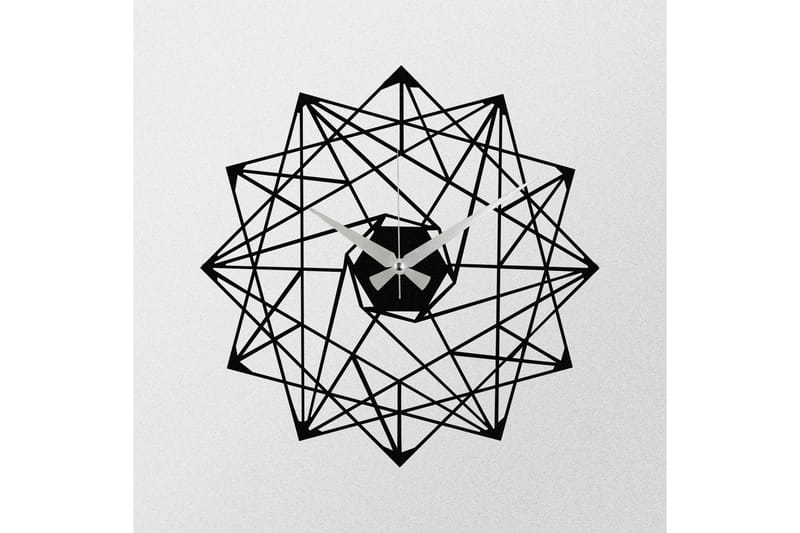 Enzoclock - S015 - Svart - Inredning - Väggdekor - Väggklocka & väggur