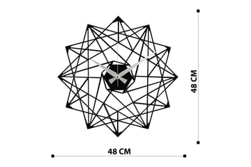 Enzoclock - S015 - Svart - Inredning - Väggdekor - Väggklocka & väggur