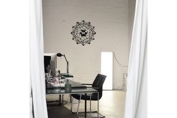 Enzoclock - S015 - Svart - Inredning - Väggdekor - Väggklocka & väggur