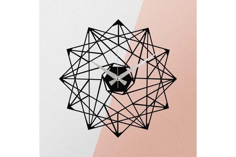 Enzoclock - S015 - Svart - Inredning - Väggdekor - Väggklocka & väggur