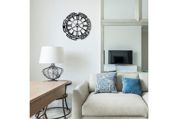 Enzoclock - S016 - Svart - Inredning - Väggdekor - Väggklocka & väggur