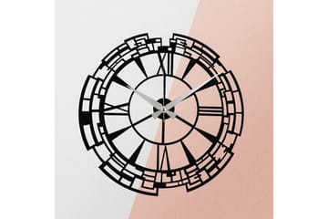 Enzoclock - S016 - Svart - Inredning - Väggdekor - Väggklocka & väggur