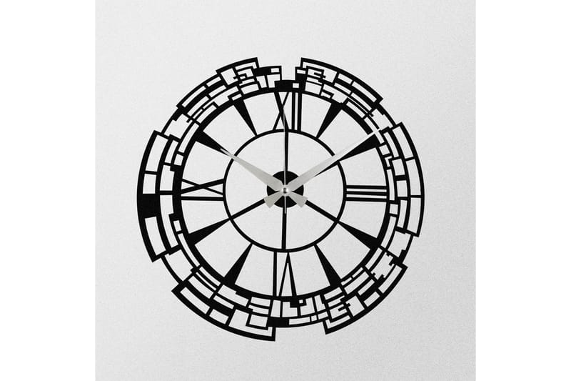 Enzoclock - S016 - Svart - Inredning - Väggdekor - Väggklocka & väggur