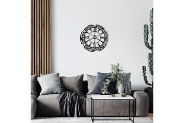 Enzoclock - S016 - Svart - Inredning - Väggdekor - Väggklocka & väggur