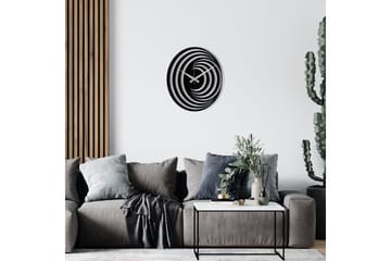 Enzoclock - S017 - Svart - Inredning - Väggdekor - Väggklocka & väggur