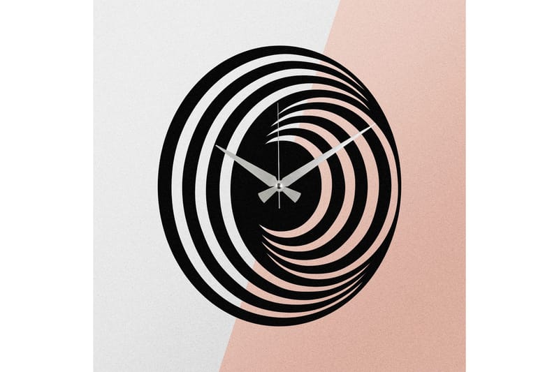 Enzoclock - S017 - Svart - Inredning - Väggdekor - Väggklocka & väggur