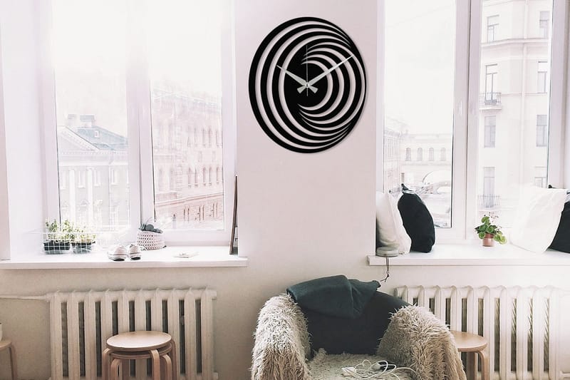 Enzoclock - S017, Svart