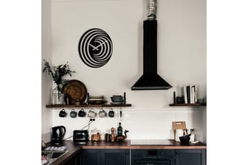 Enzoclock - S017 - Svart - Inredning - Väggdekor - Väggklocka & väggur