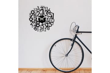 Enzoclock - S019 - Svart - Inredning - Väggdekor - Väggklocka & väggur