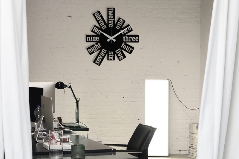 Enzoclock - S020, Svart