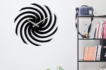 Enzoclock - S023 - Svart - Inredning - Väggdekor - Väggklocka & väggur