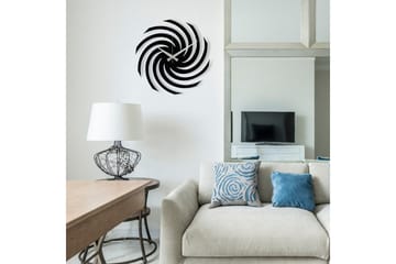 Enzoclock - S023 - Svart - Inredning - Väggdekor - Väggklocka & väggur