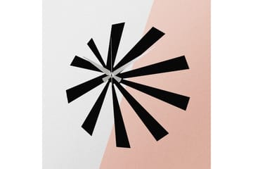 Enzoclock - S024 - Svart - Inredning - Väggdekor - Väggklocka & väggur