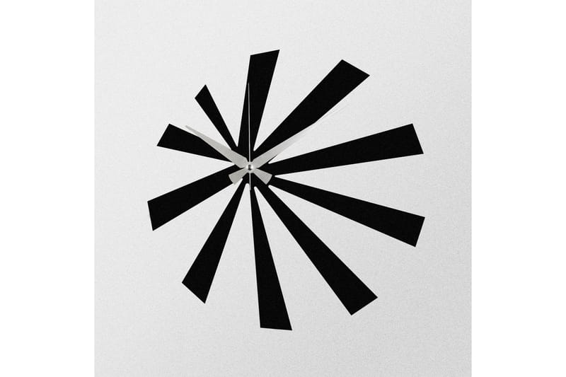 Enzoclock - S024 - Svart - Inredning - Väggdekor - Väggklocka & väggur