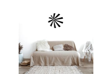 Enzoclock - S024 - Svart - Inredning - Väggdekor - Väggklocka & väggur