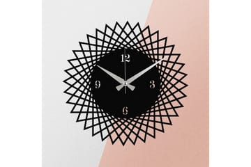 Enzoclock - S026 - Svart - Inredning - Väggdekor - Väggklocka & väggur