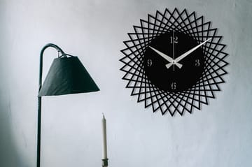 Enzoclock - S026 - Svart - Inredning - Väggdekor - Väggklocka & väggur