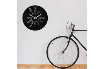 Hati - Svart - Inredning - Väggdekor - Väggklocka & väggur